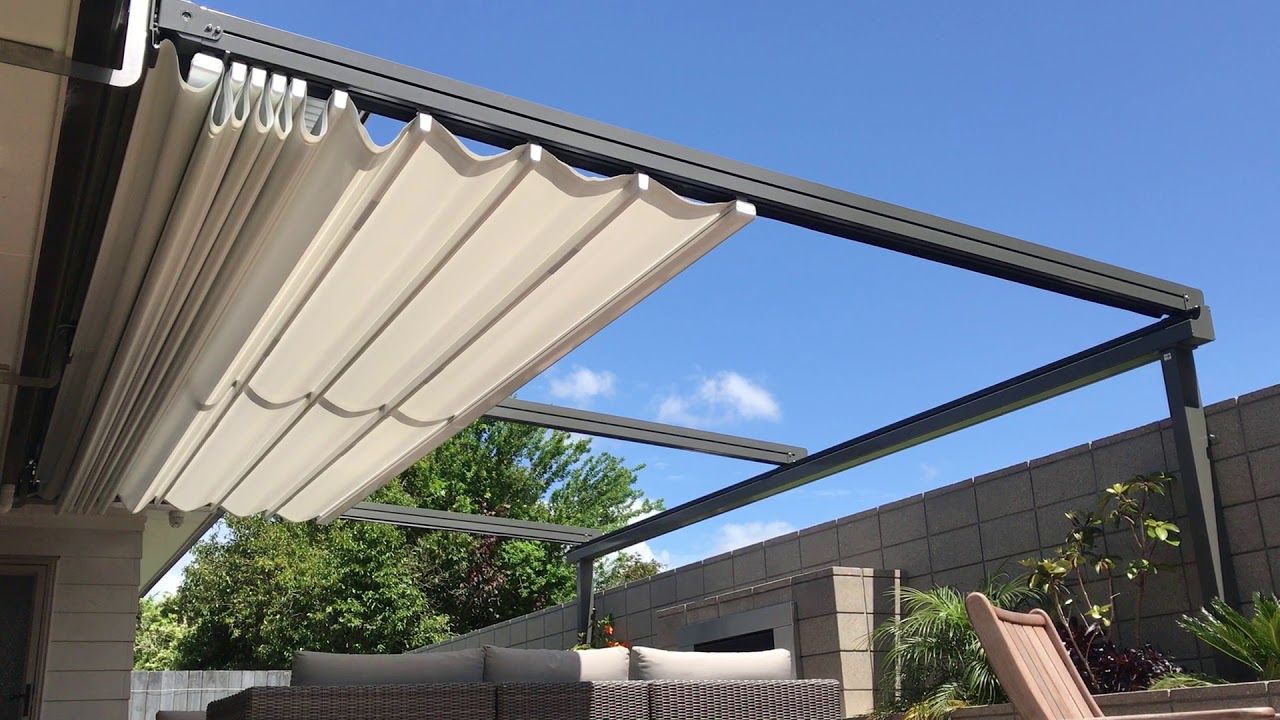 Pergole de aluminiu pergola retractabila 983